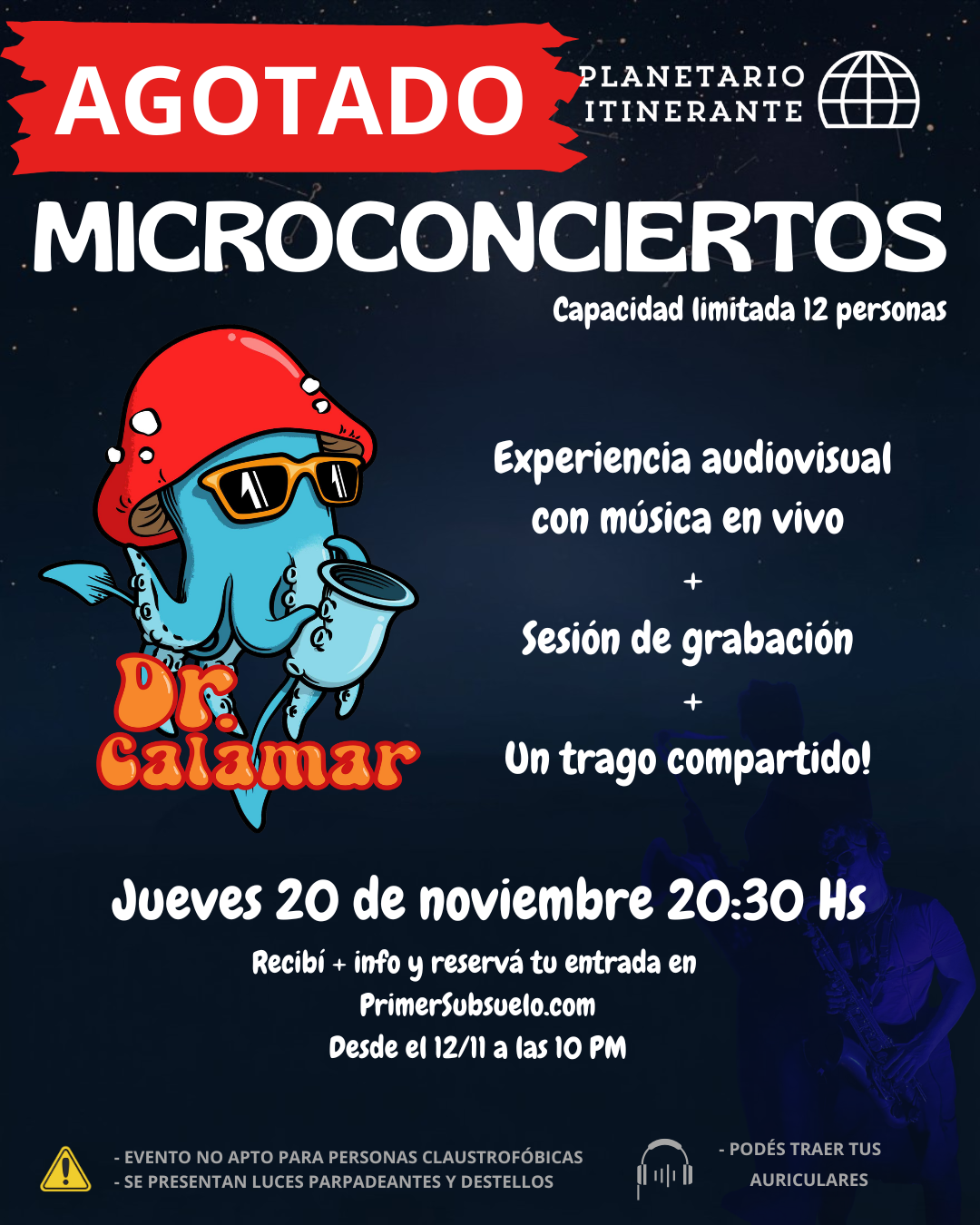 Microconciertos en el PLANETARIO ITINERANTE